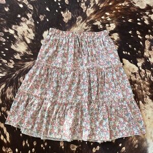 SHEIN Multicolor Floral A-Line Skirt